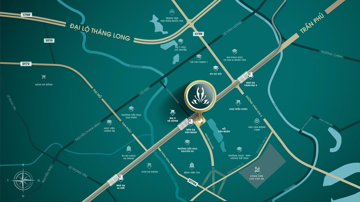 Vi Tri Grand Sunlake Van Quan