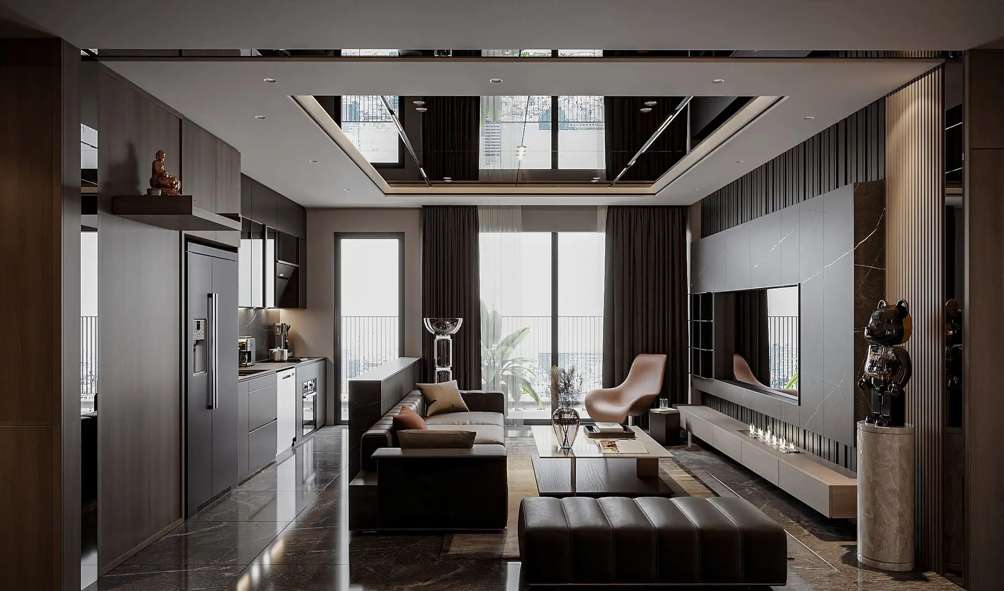 Căn hộ mẫu Sun Grand City Quảng An