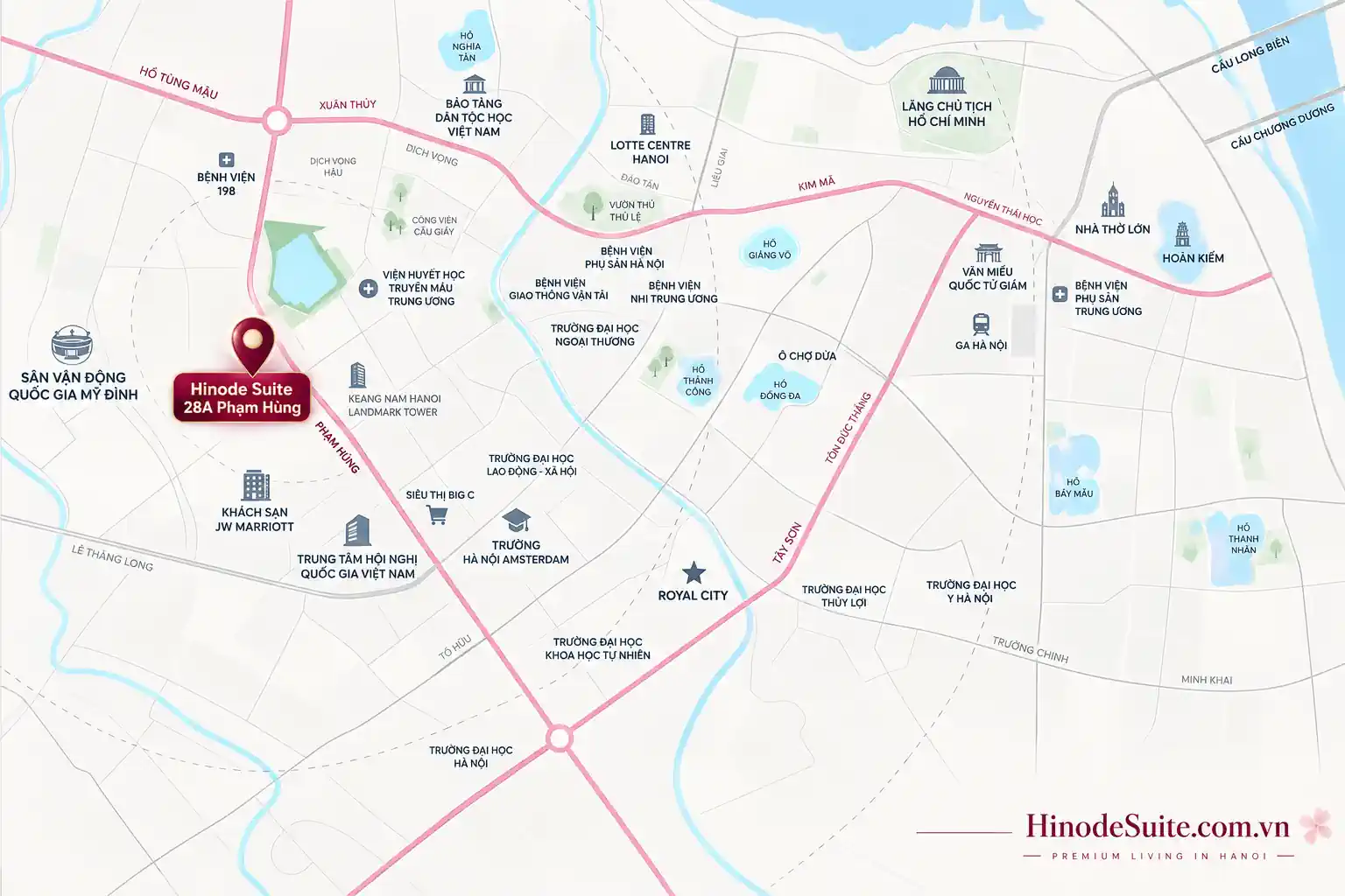 Vị trí Hinode Suite